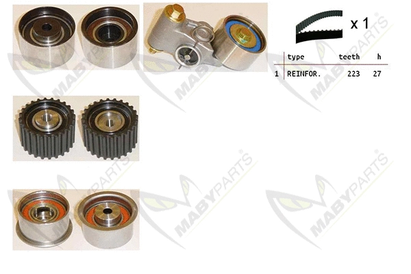 Kit de courroie crantée MABYPARTS OBK010272