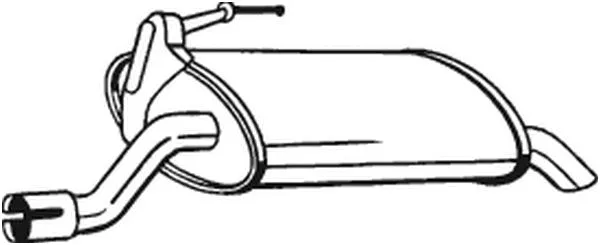 Silencieux arrière BOSAL 163-027