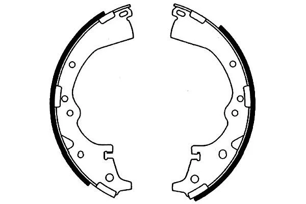 Jeu de mâchoires de frein KAVO PARTS KBS-9934
