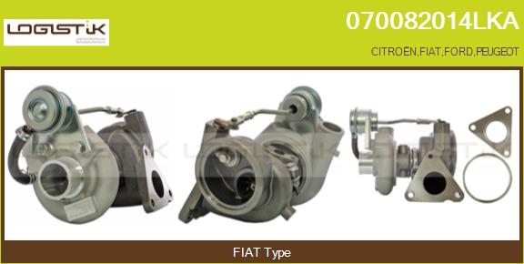 Turbocompresseur, suralimentation LGK 070082014LKA