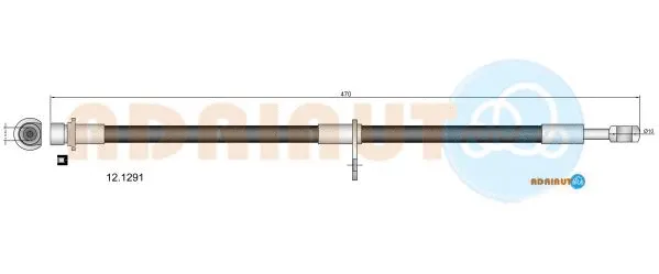 Flexible de frein ADRIAUTO 12.1291