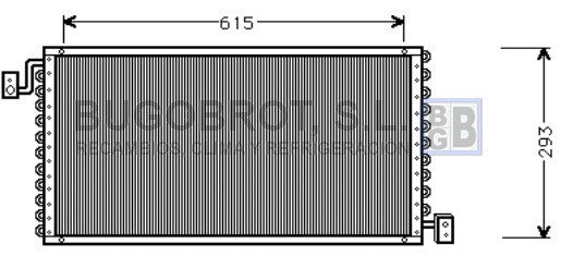 Condenseur, climatisation BUGOBROT 62-SU5025