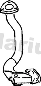 Tuyau d'échappement KLARIUS 110033