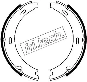 Jeu de mâchoires de frein, frein de stationnement fri.tech. 1052.121