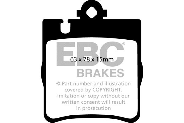 Kit de plaquettes de frein, frein à disque EBC Brakes DP21441