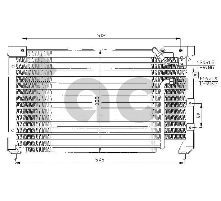 Condenseur, climatisation ACR 300318