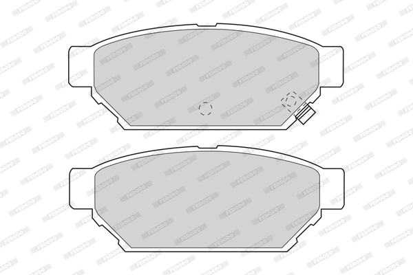 Kit de plaquettes de frein, frein à disque FERODO FDB1013