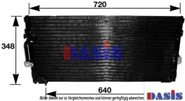 Condenseur, climatisation AKS DASIS 212910N