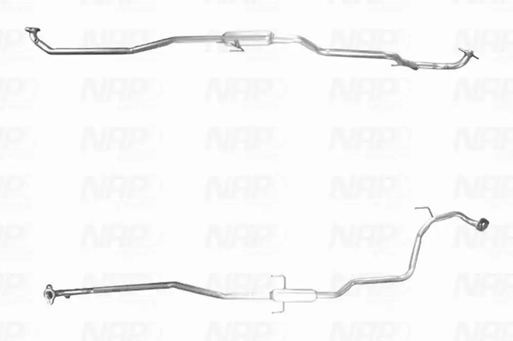 Tuyau d'échappement NAP carPARTS GmbH CAC10658