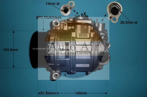 Compresseur, climatisation AUTO AIR GLOUCESTER 14-0306