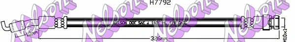 Flexible de frein KAWE H7792