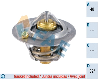 Thermostat, liquide de refroidissement FAE 5323282