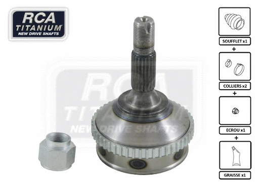 Jeu de joints, arbre de transmission RCA FRANCE CI13A