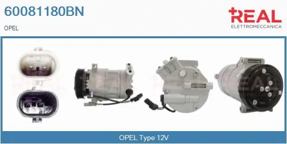 Compresseur, climatisation REAL 60081180BN