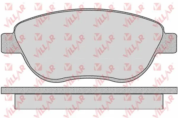 Kit de plaquettes de frein, frein à disque VILLAR 626.0807