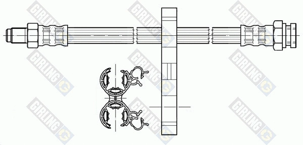 Flexible de frein GIRLING 9002306