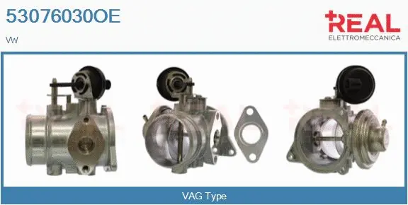 Vanne EGR REAL 53076030OE
