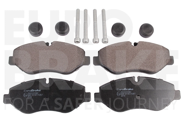 Kit de plaquettes de frein, frein à disque EUROBRAKE 5502222382