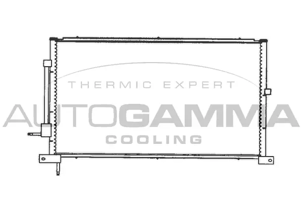 Condenseur, climatisation AUTOGAMMA 102648