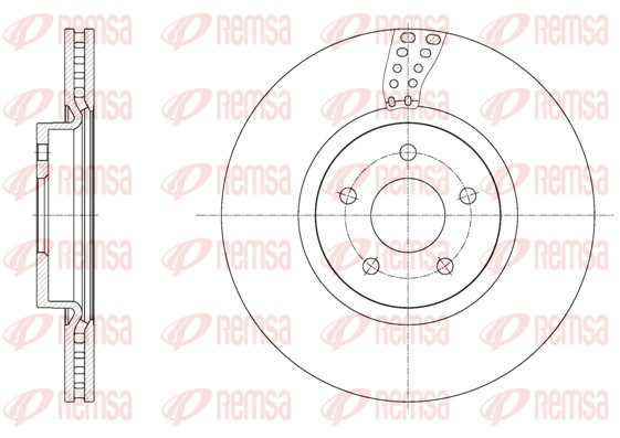 Disque de frein REMSA 61561.10