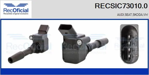 Bobine d'allumage RECOFICIAL RECSIC73010.0