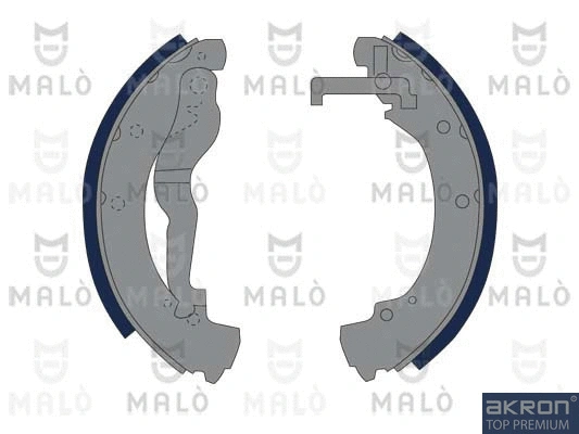 Jeu de mâchoires de frein AKRON-MALÒ 1390301