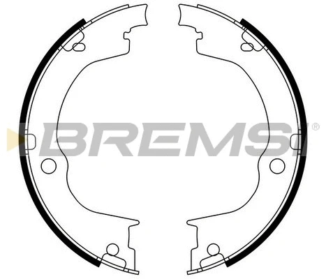Jeu de mâchoires de frein, frein de stationnement BREMSI GF0360