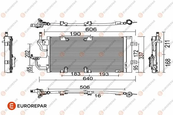 Condenseur, climatisation EUROREPAR 1609634380
