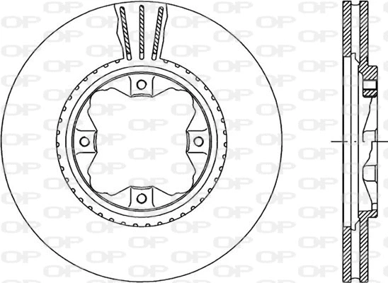 Disque de frein OPEN PARTS BDR1220.20