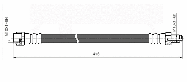 Flexible de frein National NBH6034