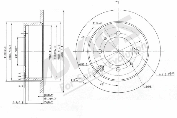 Disque de frein ADVICS-SEA D6R527