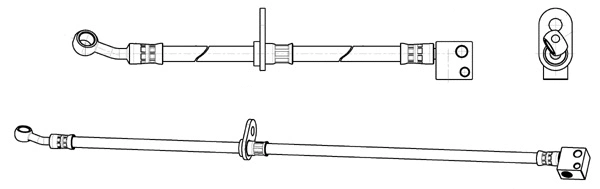 Flexible de frein CEF 514516