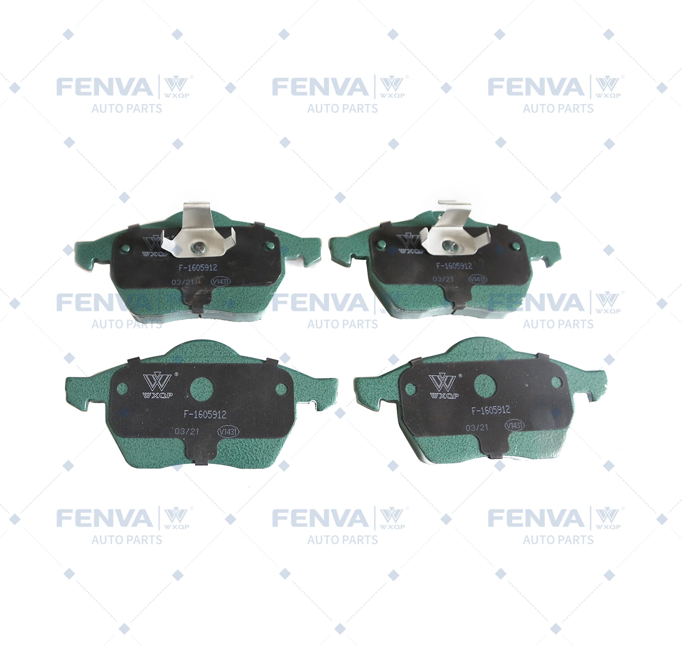 Kit de plaquettes de frein, frein à disque WXQP 540049