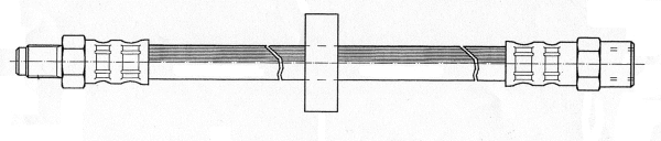 Flexible de frein CEF 511047