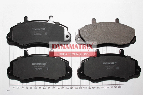 Kit de plaquettes de frein, frein à disque DYNAMATRIX DBP700