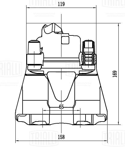 Étrier de frein TRIALLI CF 052209