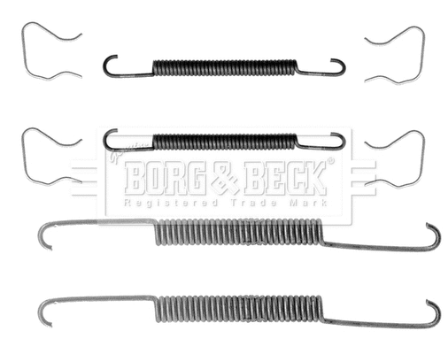 Kit d'accessoires, mâchoire de frein BORG & BECK BBK6117