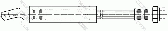 Flexible de frein GIRLING 9004245