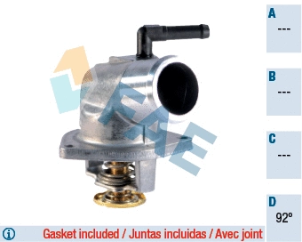Thermostat, liquide de refroidissement FAE 5321692