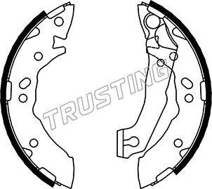Jeu de mâchoires de frein TRUSTING 046.204