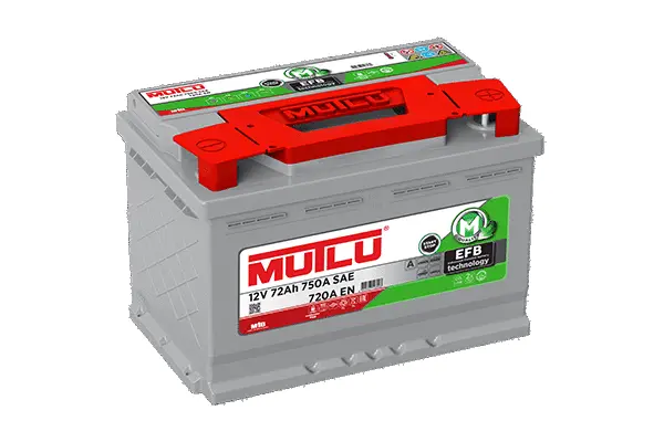 Batterie de démarrage MUTLU BATTERY EFB.L3.72.072.A