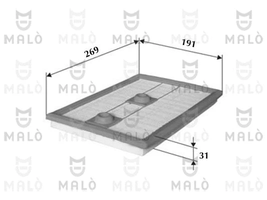 Filtre à air AKRON-MALÒ 1500162