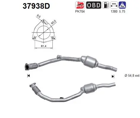Catalyseur AS 37938D