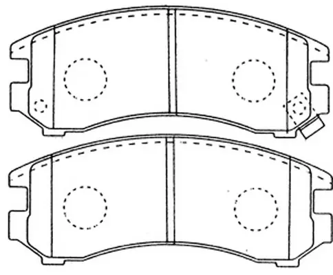 Kit de plaquettes de frein, frein à disque FIT FP0357