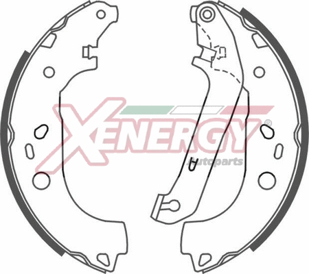 Jeu de mâchoires de frein AP XENERGY X50523