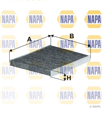 Filtre, air de l'habitacle NAPA NFC4150