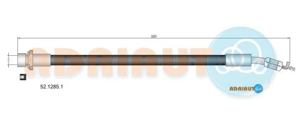 Flexible de frein ADRIAUTO 52.1285.1