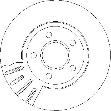 Disque de frein KAWE 38180
