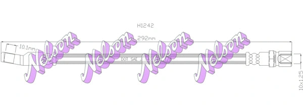 Flexible de frein KAWE H1242