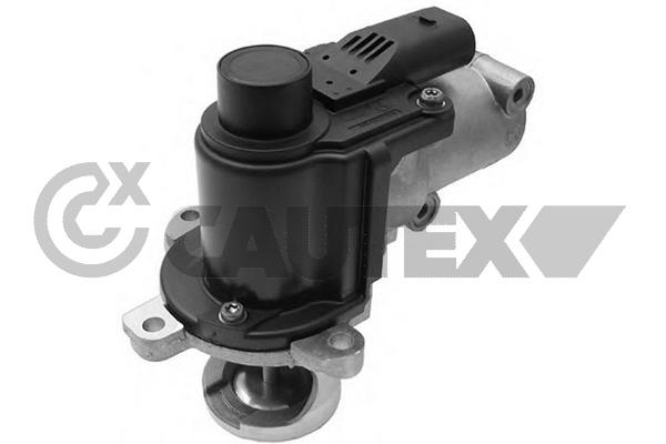 Vanne EGR, commande des gaz d'échappement CAUTEX 757641